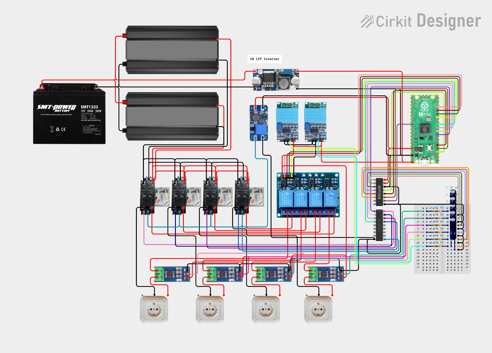 Dual inverter load management system architecture